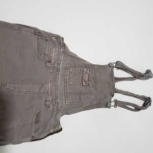 American Eagle Shortall Romper. Gray. Size XXS.